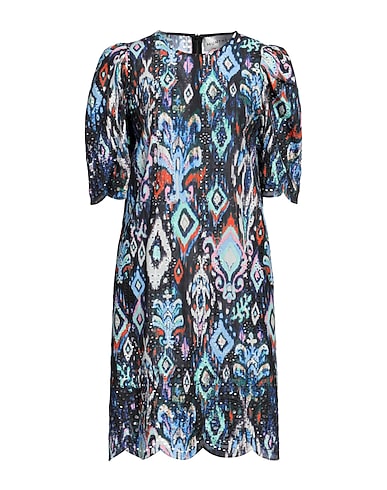 MUNTHE Midi dress Black 100% Organic cotton