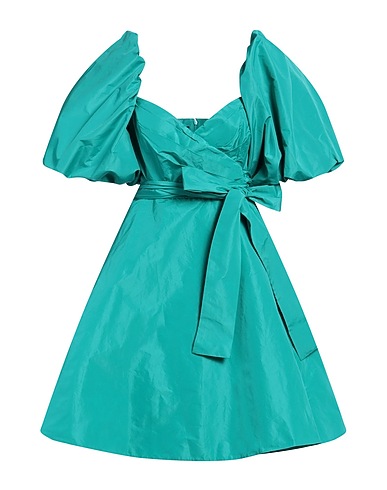 PINKO Short dress Emerald green 100% Polyester