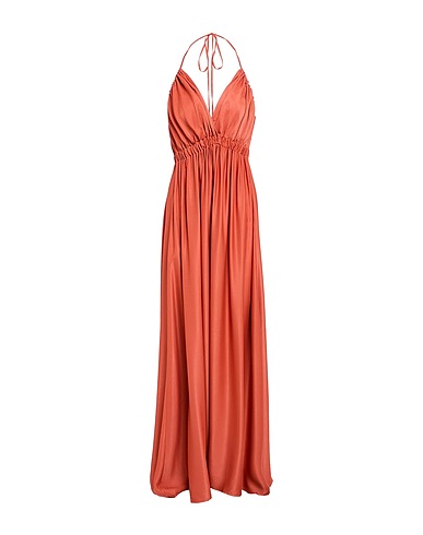 MÊME ROAD Long dress Rust 100% Viscose