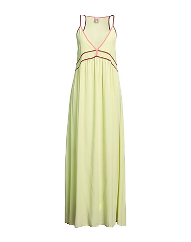MÊME ROAD Long dress Light green 83% Acetate, 17% Silk
