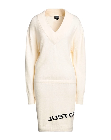 JUST CAVALLI Short dress 30% Acrylic, 29% Polyamide, 16% Cotton, 13% Wool, 12% Other Fibres