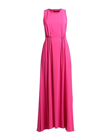FEDERICA TOSI Long dress Magenta 68% Silk, 32% Acetate