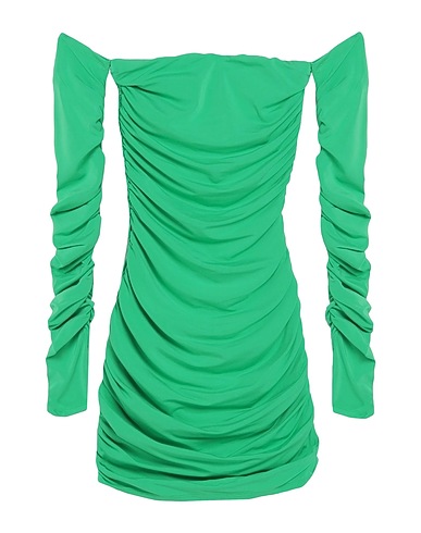 THE ANDAMANE Sheath dress Green 93% Viscose, 7% Elastane