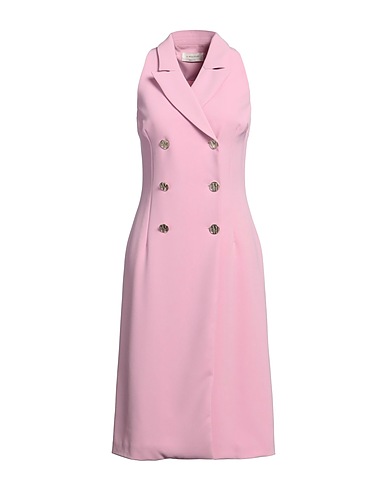 ANNA MOLINARI Midi dress Pink 88% Polyester, 12% Elastane