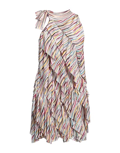 MISSONI Short dress Magenta 90% Viscose, 8% Polyester, 2% Polyamide
