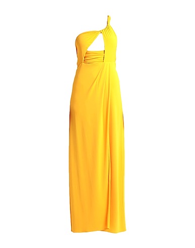 PATRIZIA PEPE Long dress Mandarin 76% Acetate, 19% Polyamide, 5% Elastane