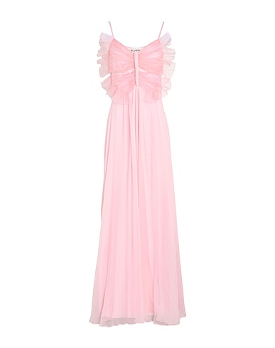 BLUGIRL Long dress Pink 100% Viscose, Silk