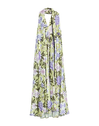 GIADA CURTI RESORT Long dress Sage green 100% Polyester