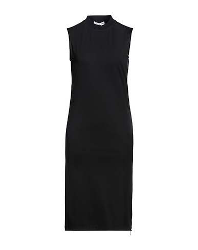 JW ANDERSON Midi dress Black 50% Viscose, 39% Polyamide, 11% Elastane