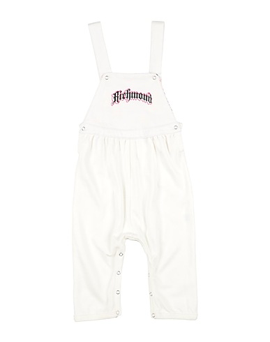 JOHN RICHMOND Baby jumpsuit  White 100% Cotton
