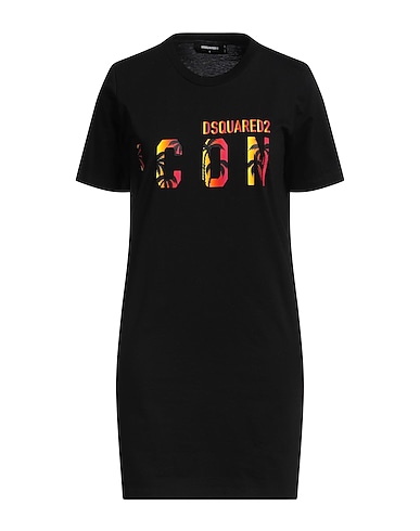 DSQUARED2 Summer dress NERO 100% Cotton