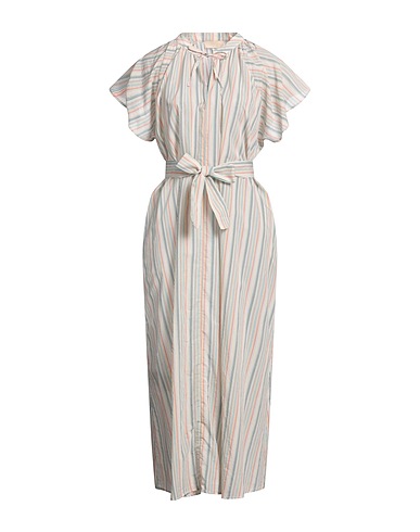 MOMONÍ Long dress Ivory 80% Cotton, 20% Polyamide