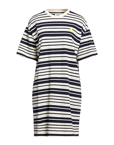 DOUBLE A by WOOD WOOD Kurzes Kleid Nachtblau 100% Baumwolle