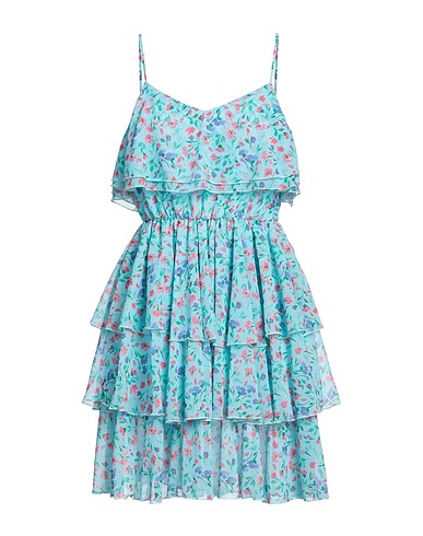 VICOLO Short dress Turquoise 100% Polyester