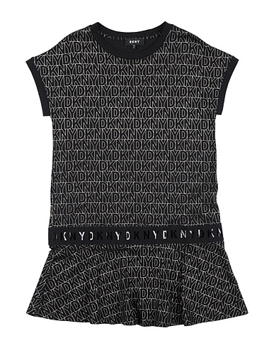 DKNY Kleid Schwarz 100% Baumwolle