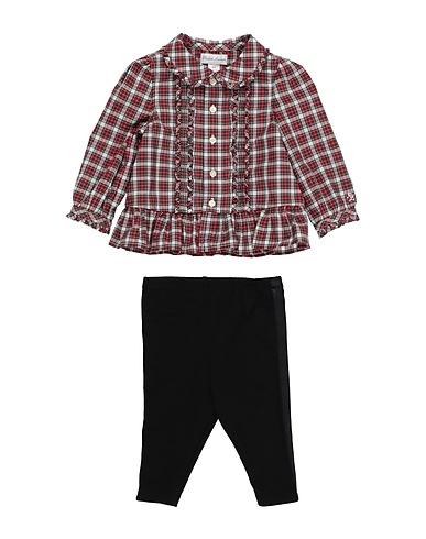 POLO RALPH LAUREN Baby co-ord  Plaid Poplin Shirt & Jersey Legging Set
 Brick red 100% Cotton