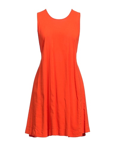 MÊME ROAD Short dress Orange 80% Viscose, 20% Linen