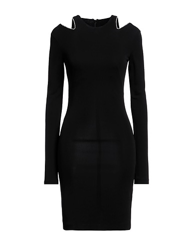 JUST CAVALLI Kurzes Kleid Schwarz 100% Viskose