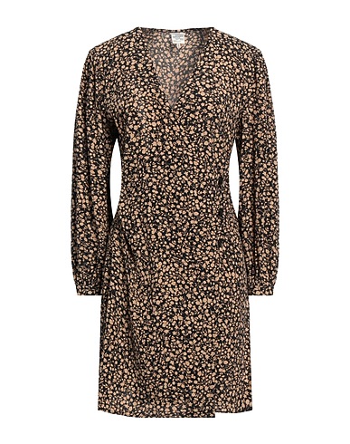 BAUM UND PFERDGARTEN Short dress Black 53% Viscose, 47% EcoVero™ viscose