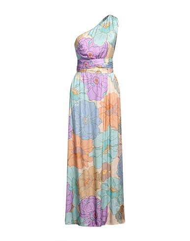 KAOS Long dress Turquoise 100% Viscose
