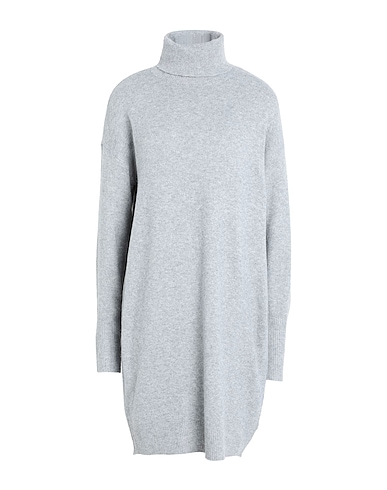 VERO MODA Short dress GRIGIO CHIARO 50% Recycled polyester, 39% Polyester, 8% Nylon, 3% Elastane