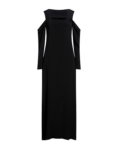 ERIKA CAVALLINI Long dress 65% Acetate, 35% Silk