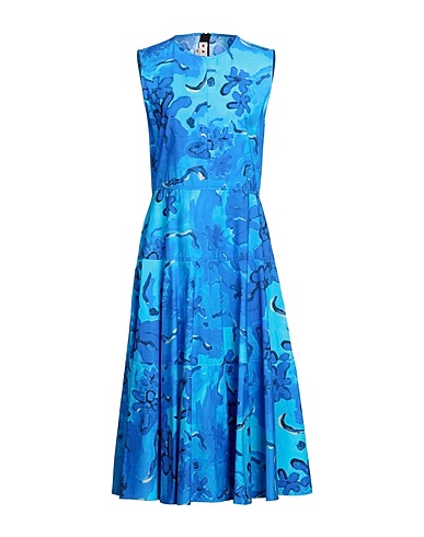MARNI Midi dress X FLAMINIA VERONESI Azure 100% Cotton
