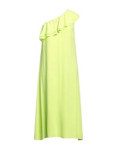 SENSO by ATMOSFASHION Midi-Kleid Limettengrün 100% Polyester