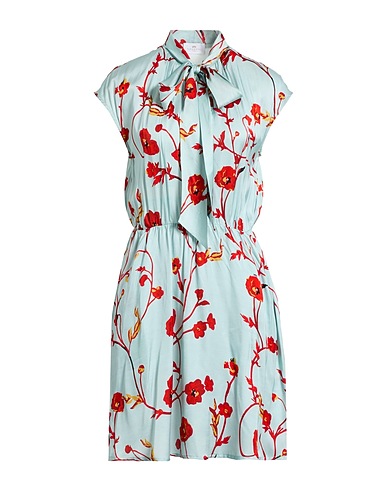 NENETTE Vestito corto Celeste 100% Viscosa