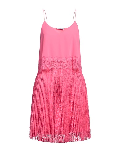 NENETTE Midi dress Pink 100% Polyester, Polyamide