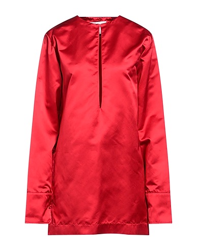 SA SU PHI Robe courte Rouge 100% Soie