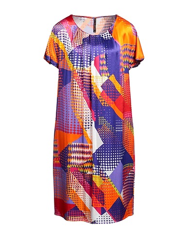 MANILA GRACE Short dress Orange 100% Viscose