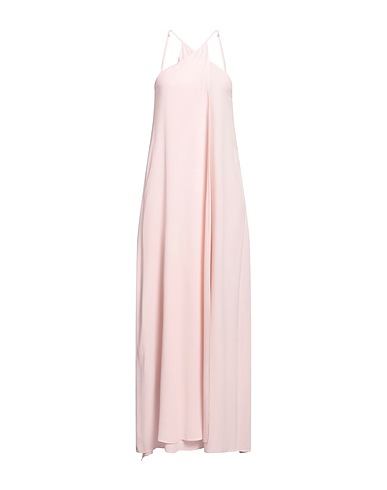 ERIKA CAVALLINI Vestito lungo Rosa chiaro 65% Acetato, 35% Seta
