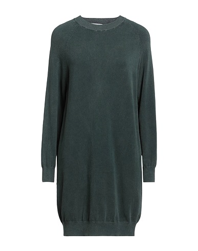 MAJESTIC FILATURES Short dress Dark green 80% Organic cotton, 20% Elastane