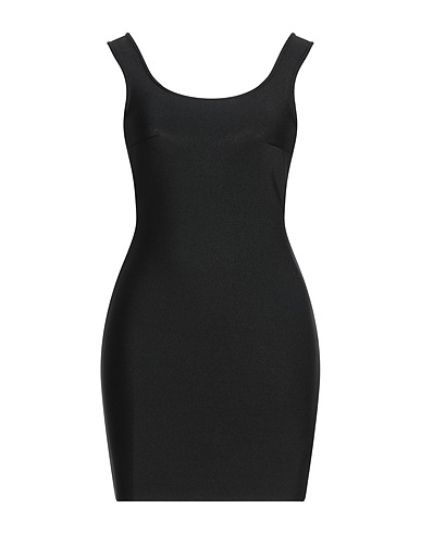 NO SECRETS Kurzes Kleid Schwarz 90% Polyester, 10% Elastan
