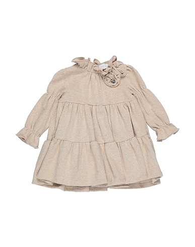 NANÁN Vestido para bebé  Beige 70% Cotton, 20% Acrylic, 4% Elastane, 3% Viscose, 3% Polyester