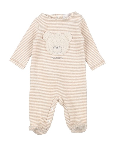 NANÁN Strampelanzug für Babys Beige 70% Baumwolle, 20% Acryl, 4% Elastan, 3% Viskose, 3% Polyester