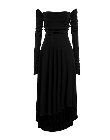 ERIKA CAVALLINI Midi dress Black 75% Acetate, 20% Polyamide, 5% Elastane