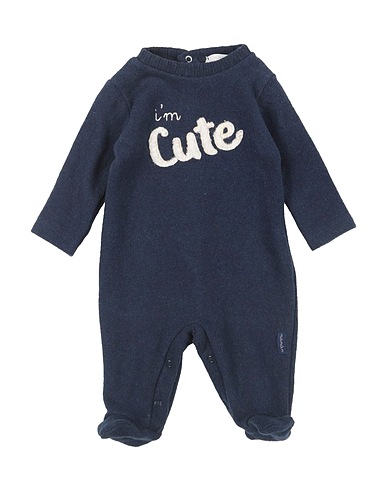 NANÁN Baby jumpsuit  Navy blue 70% Cotton, 20% Acrylic, 4% Elastane, 3% Viscose, 3% Polyester