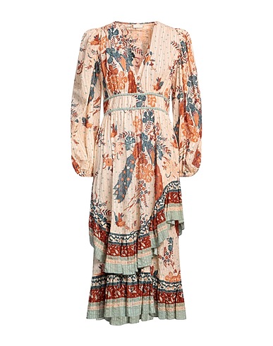 ULLA JOHNSON Vestido midi 70% Algodón, 30% Viscosa