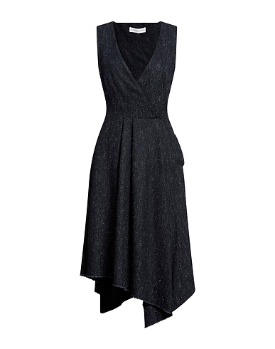 SKILLS & GENES Midi-Kleid Braungrau 40% Acryl, 28% Wolle, 20% Polyester, 7% Polyamid, 5% Andere Fasern