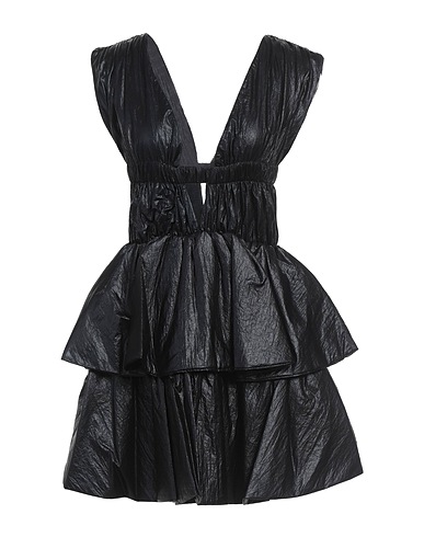 JIJIL Short dress Black 100% Polyester, Polyamide