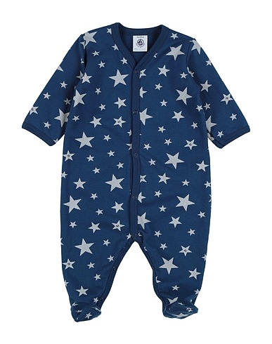 PETIT BATEAU Baby jumpsuit  Navy blue 100% Cotton