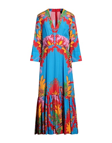 ETRO Midi dress Red 82% Cotton, 18% Silk