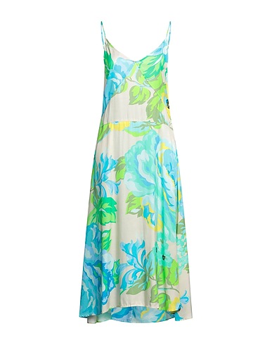 SEVENTY VENEZIA Midi dress VERDE 100% Viscose