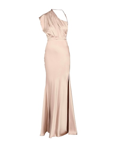ACTUALEE Long dress Beige 100% Polyester