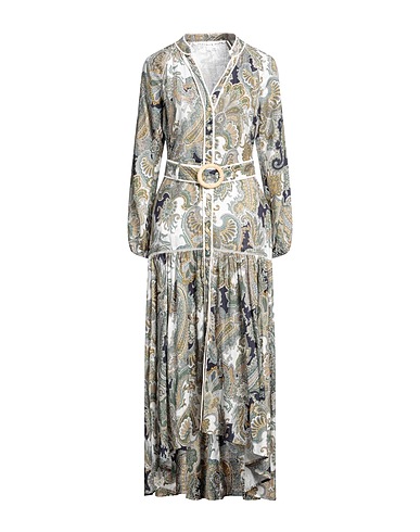 VERONICA BEARD Long dress Military green 100% Linen