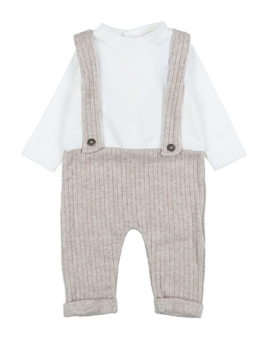 NANÁN Baby jumpsuit  Beige 70% Cotton, 20% Acrylic, 4% Elastane, 3% Viscose, 3% Polyethylene