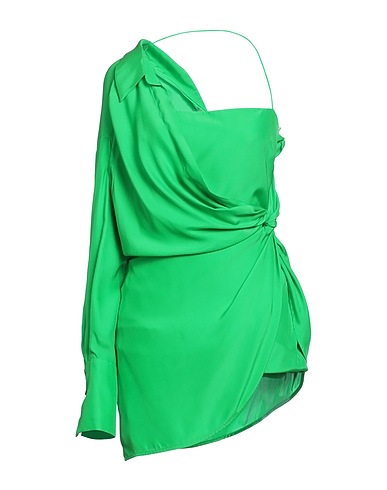 GAUGE81 One-shoulder dress Green 100% Silk