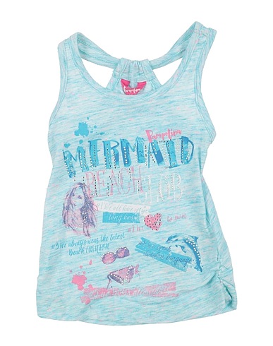 PAMPOLINA Vestido para bebé  Turquoise 100% Cotton